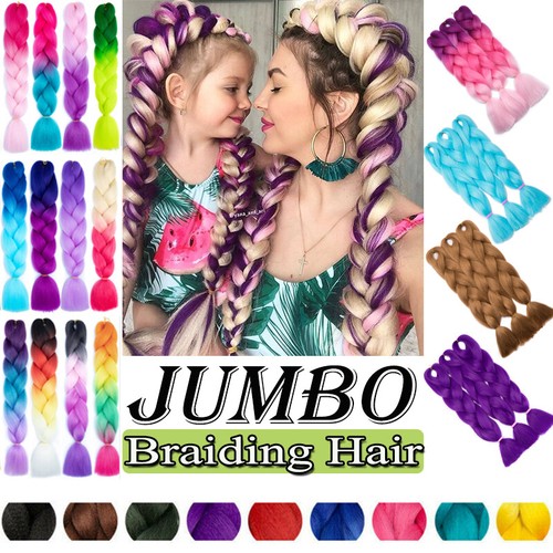 Farbige jumbo flecht - 60, cm